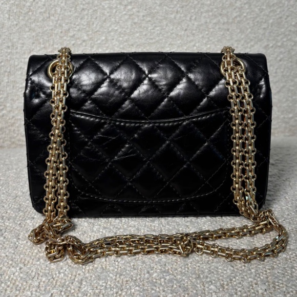 Authentic Pre-owned Chanel Mini Reissue Bag Black - Picture 11 of 16